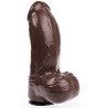 Domestic Partner Gode DP84BR GRENADIER L 18 x 8 cm Marron